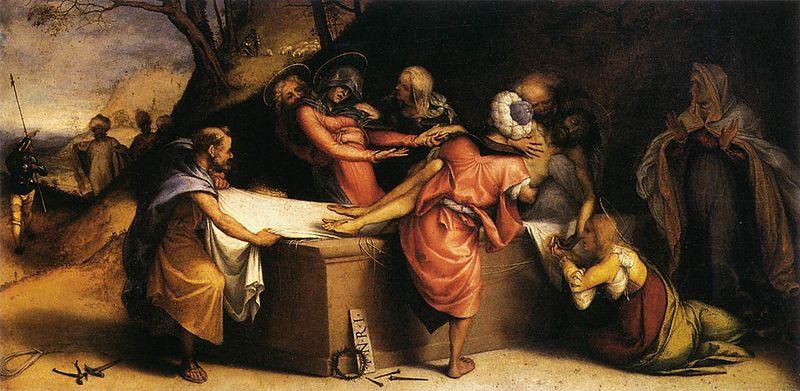 Lorenzo Lotto The Deposition oil painting picture